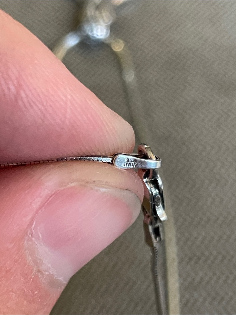 Sterling Silver Mermaid Tail Necklace - Picture 7 of 10